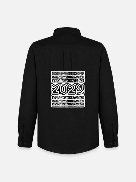 Year 2024 - Men's Oxford Shirt by Stanley/Stella - black