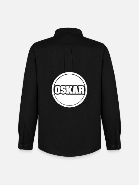 Oskar as a legend - Men's Oxford Shirt by Stanley/Stella - black
