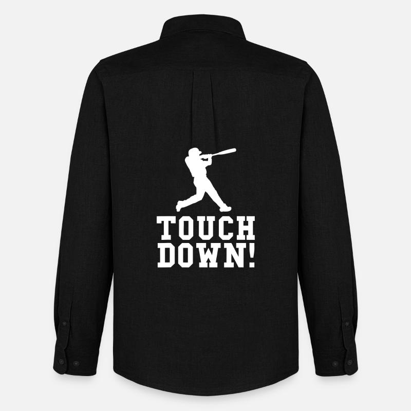 Touchdown Silhouette Tee - Men's Oxford Shirt by Stanley/Stella - black