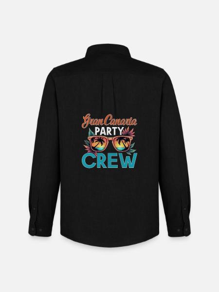 Gran Canaria Crew - Men's Oxford Shirt by Stanley/Stella - black