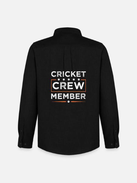 Équipe de cricket - Chemise Oxford homme Stanley/Stella - noir