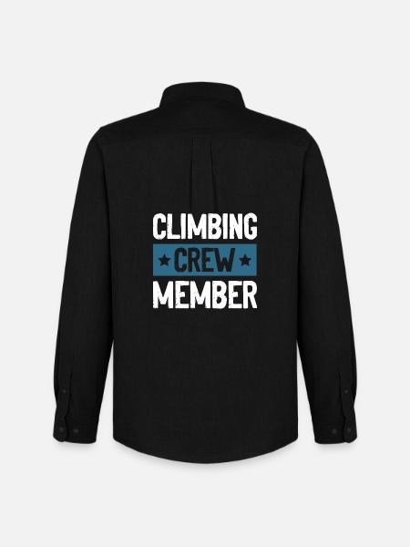 Climbing Crew - Men's Oxford Shirt by Stanley/Stella - black