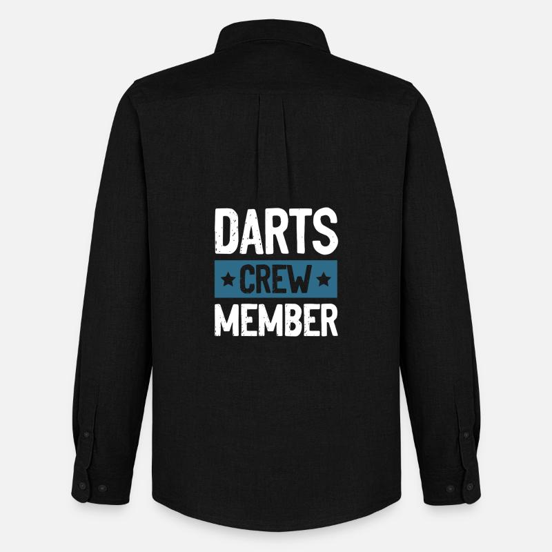 Darts Crew - Männer Oxford Hemd von Stanley/Stella - Schwarz
