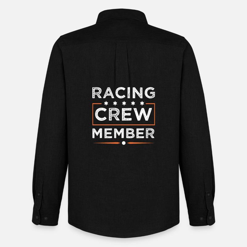 Racing Crew - Männer Oxford Hemd von Stanley/Stella - Schwarz