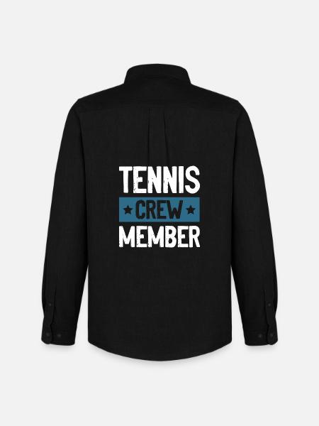Équipe de tennis - Chemise Oxford homme Stanley/Stella - noir