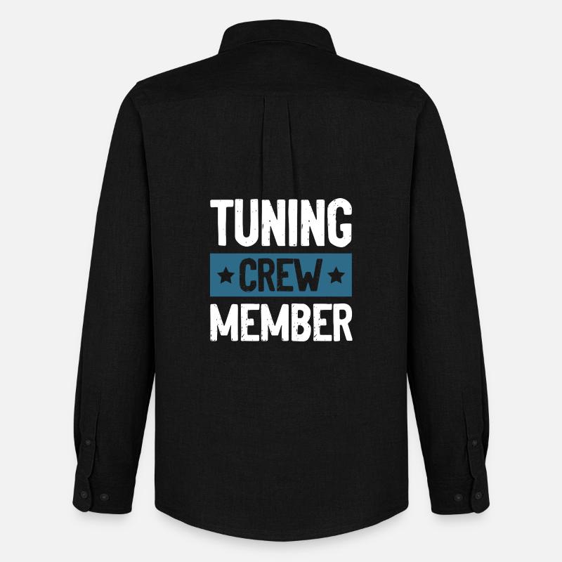Tuning Crew - Men's Oxford Shirt by Stanley/Stella - black