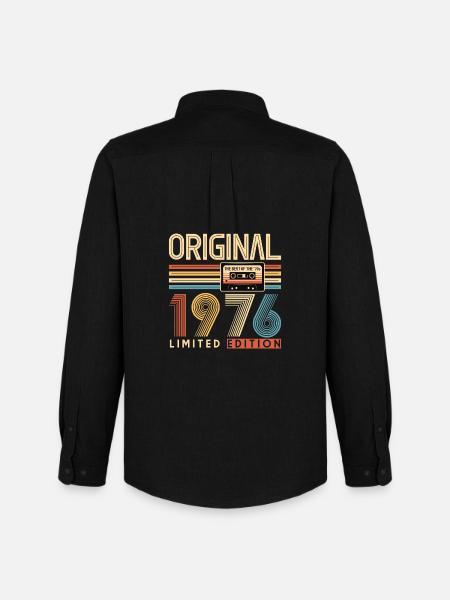 50th birthday, 50 years - Men's Oxford Shirt by Stanley/Stella - black