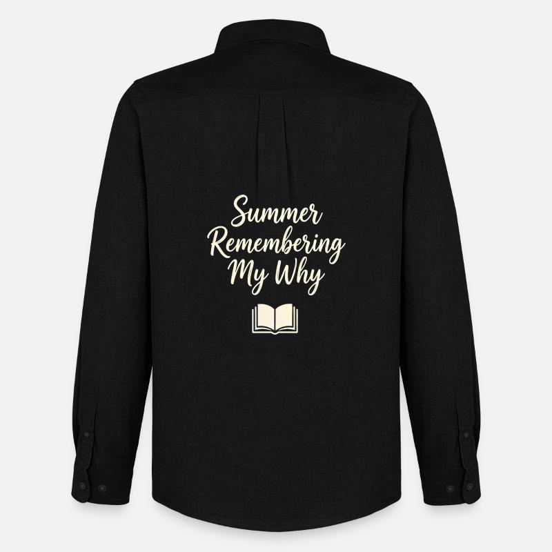 Summer Remembering My Why - Men's Oxford Shirt by Stanley/Stella - black