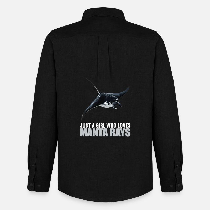 Rochen Mantarochen - Männer Oxford Hemd von Stanley/Stella - Schwarz