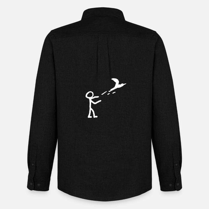 Let fly - Men's Oxford Shirt by Stanley/Stella - black