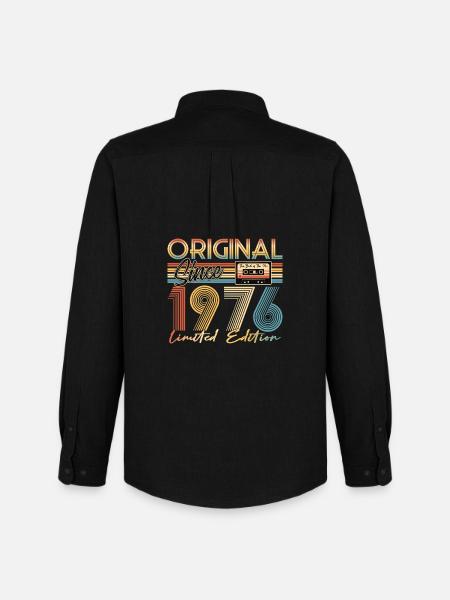50th birthday, 50 years - Men's Oxford Shirt by Stanley/Stella - black