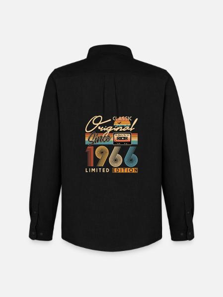 60th birthday, 60 years - Men's Oxford Shirt by Stanley/Stella - black