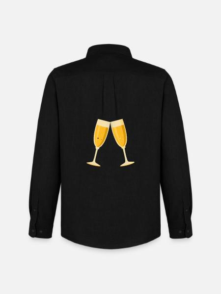 Toasts - Chemise Oxford homme Stanley/Stella - noir
