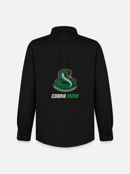 Cobra MMA Gym BJJ - Men's Oxford Shirt by Stanley/Stella - black