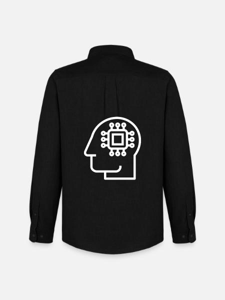 Ai, Artificial Intelligence, AI Technology - Men's Oxford Shirt by Stanley/Stella - black