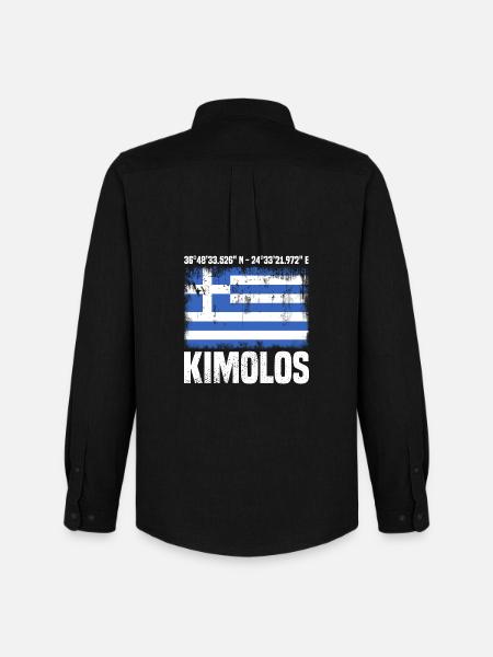 Kimolos Coordinates - Men's Oxford Shirt by Stanley/Stella - black