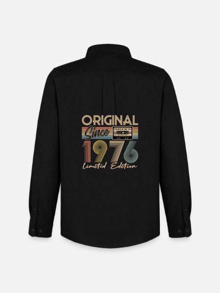 50th birthday, 50 years - Men's Oxford Shirt by Stanley/Stella - black