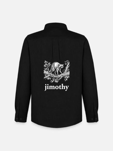 Jimothy – Baumporträt - Männer Oxford Hemd von Stanley/Stella - Schwarz