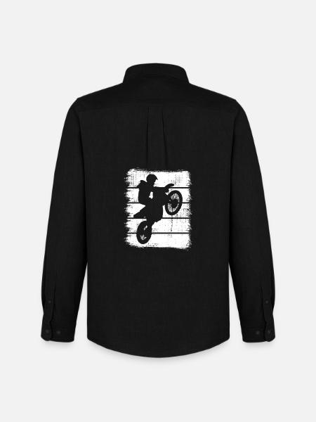 Motocross - Men's Oxford Shirt by Stanley/Stella - black