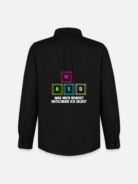 Gaming Computer Gamer Gaming Gamer - Men's Oxford Shirt by Stanley/Stella - black