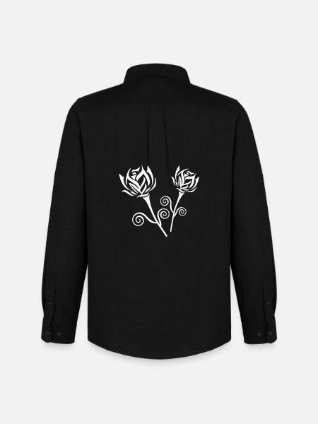 Roses - Chemise Oxford homme Stanley/Stella - noir