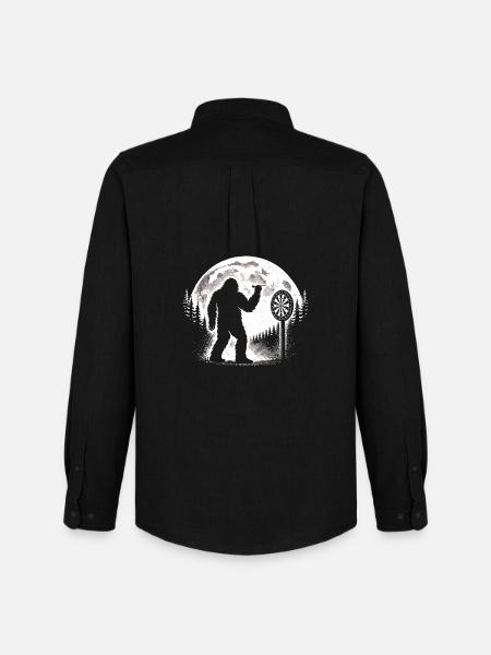 Bigfoot Darts - Men's Oxford Shirt by Stanley/Stella - black