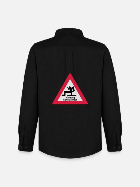 Attention Marksmen - Men's Oxford Shirt by Stanley/Stella - black