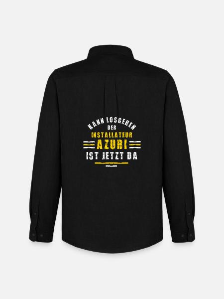 Installer Trainee Training Apprenticeship Trainee - Men's Oxford Shirt by Stanley/Stella - black