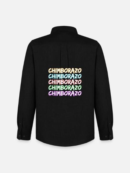 Klettern Chimborazo - Männer Oxford Hemd von Stanley/Stella - Schwarz