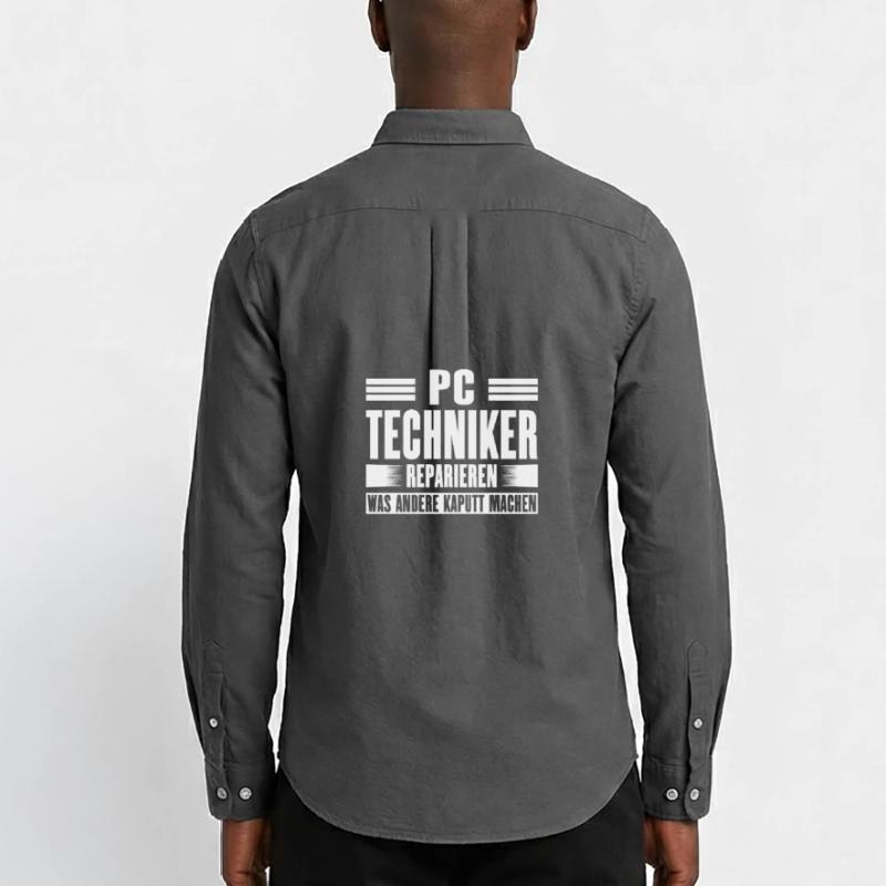 Service Technician Support Solution Devis Service PC Chemise Oxford homme Stanley/Stella