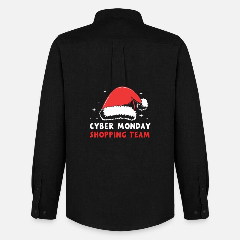 Cyber Monday Kaufrausch - Männer Oxford Hemd von Stanley/Stella - Schwarz