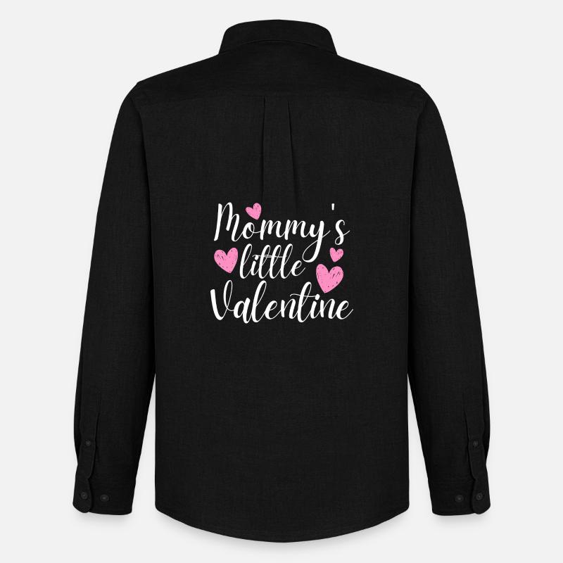 Mamas kleiner Valentin - Männer Oxford Hemd von Stanley/Stella - Schwarz