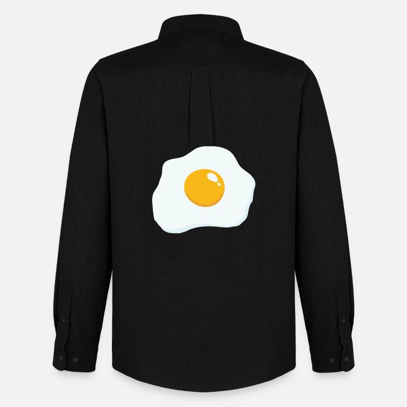 Sunny Side Up - Männer Oxford Hemd von Stanley/Stella - Schwarz