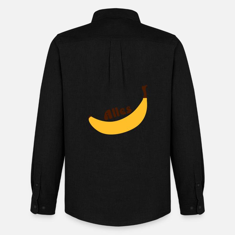 alles banane - Männer Oxford Hemd von Stanley/Stella - Schwarz