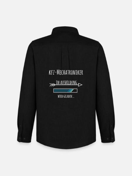 Kfz Mechatroniker Ausbildung Beruf Geschenk - Männer Oxford Hemd von Stanley/Stella - Schwarz
