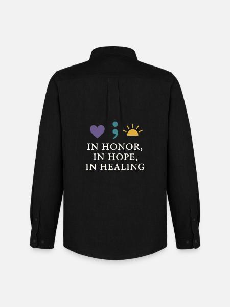 Suicide Loss Remembrance Walk Suicide - Men's Oxford Shirt by Stanley/Stella - black