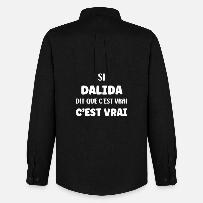 Dalida - Männer Oxford Hemd von Stanley/Stella - Schwarz