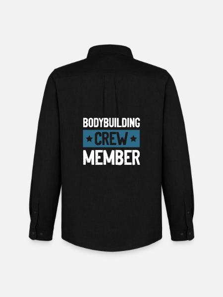 Bodybuilding Crew - Men's Oxford Shirt by Stanley/Stella - black
