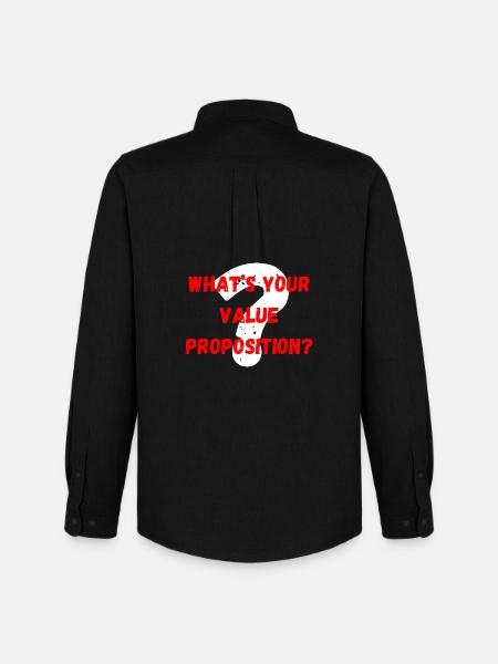 What's Your Value Proposition? - Männer Oxford Hemd von Stanley/Stella - Schwarz