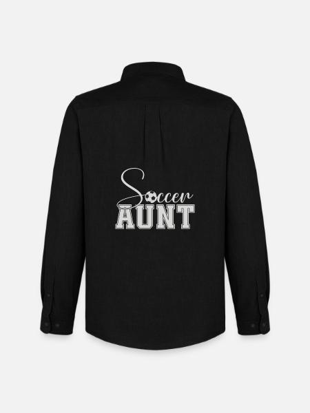 Tante de soccer - Chemise Oxford homme Stanley/Stella - noir