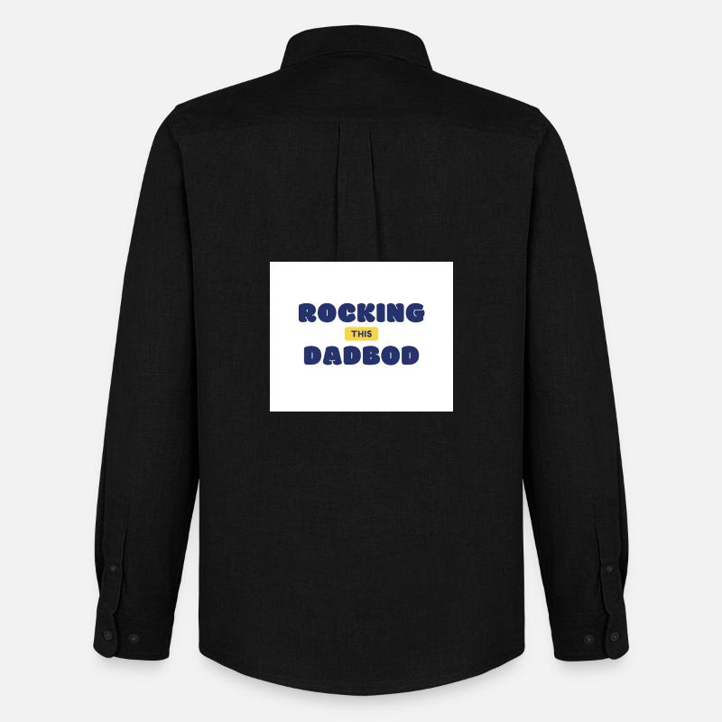 Rocking This Dad Bod - Men's Oxford Shirt by Stanley/Stella - black