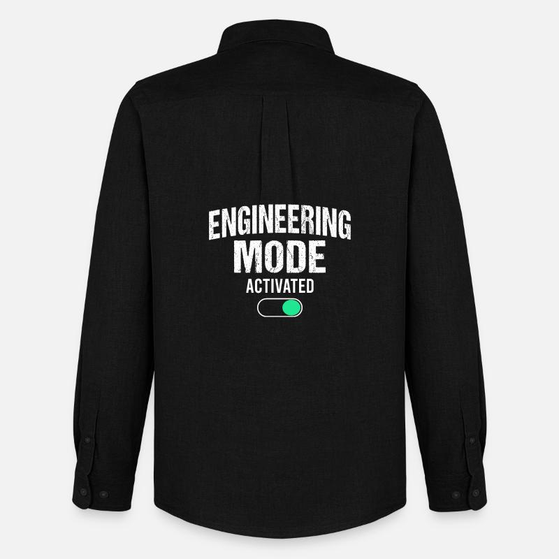 Mechanical Engineering Maschinenbauer Ingenieur - Männer Oxford Hemd von Stanley/Stella - Schwarz