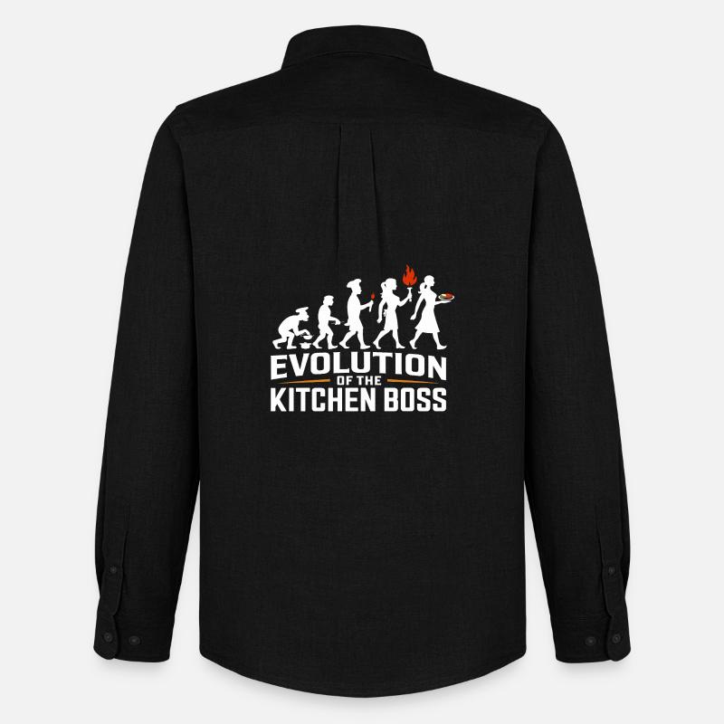 Évolution du chef - Chemise Oxford homme Stanley/Stella - noir