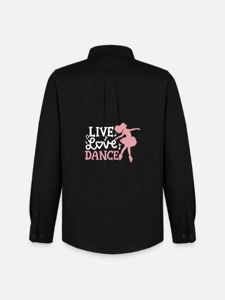 Ballett Tanzen Ballerina - Männer Oxford Hemd von Stanley/Stella - Schwarz