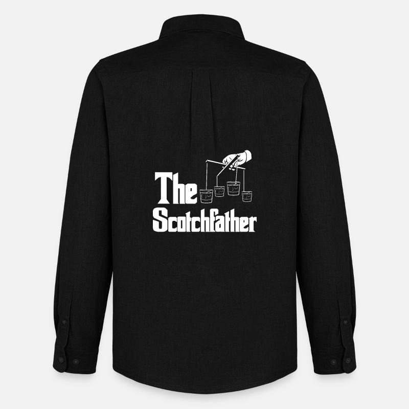 Whiskey Spruch Whiskeytrinker Whiskeyliebhaber - Männer Oxford Hemd von Stanley/Stella - Schwarz