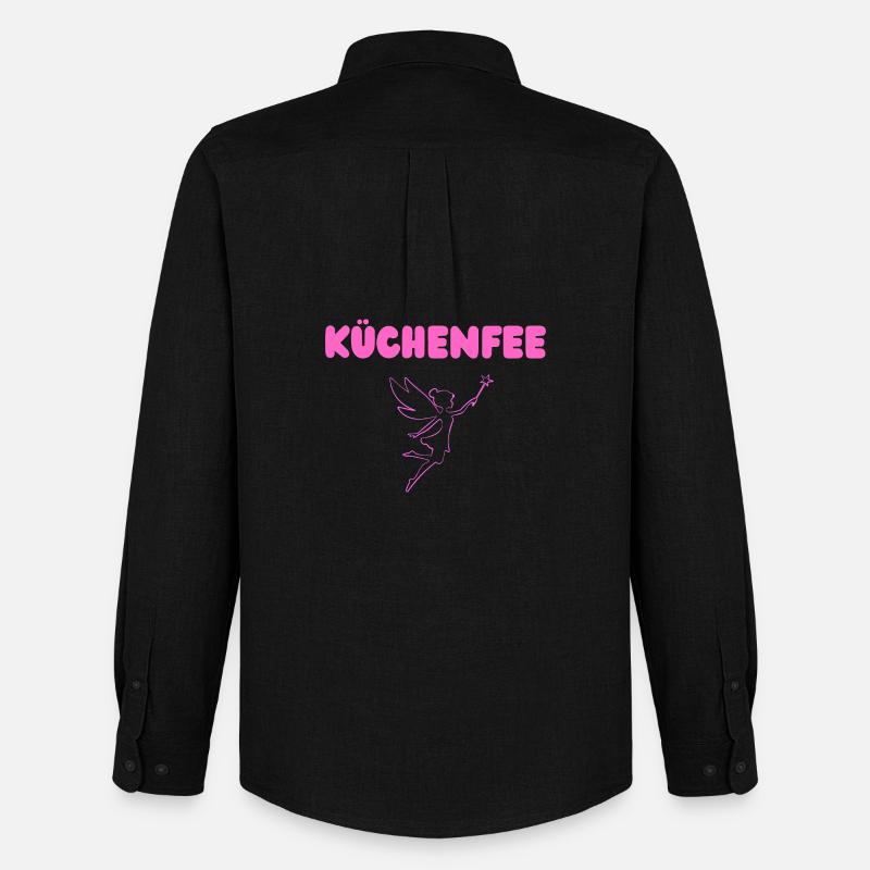 Küchenfee - Männer Oxford Hemd von Stanley/Stella - Schwarz