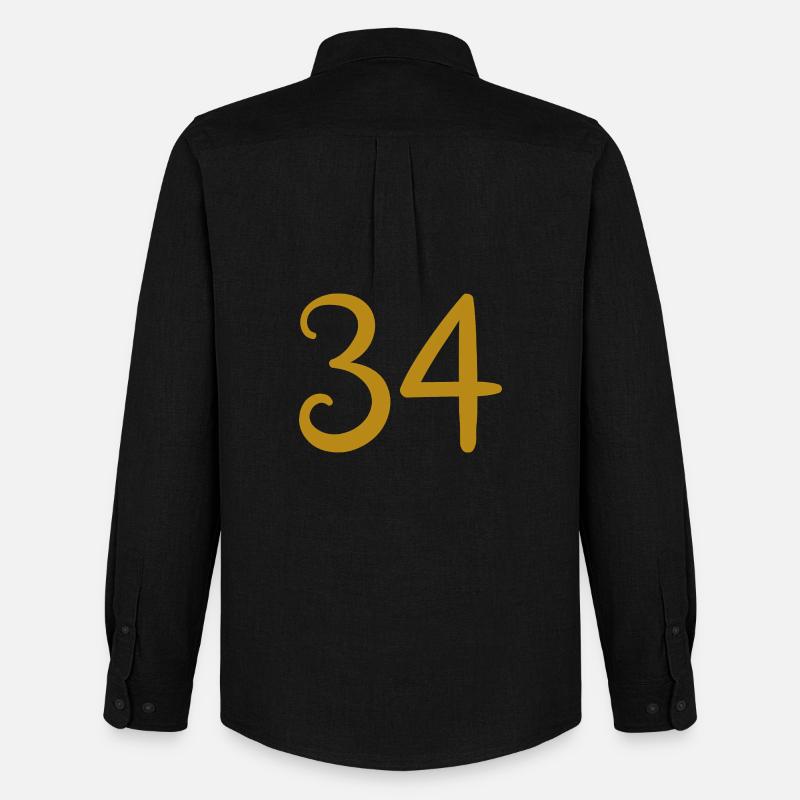 34 - Männer Oxford Hemd von Stanley/Stella - Schwarz