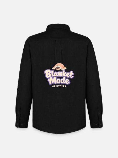 Anime-hausmensch Cuddly Weeb - Men's Oxford Shirt by Stanley/Stella - black