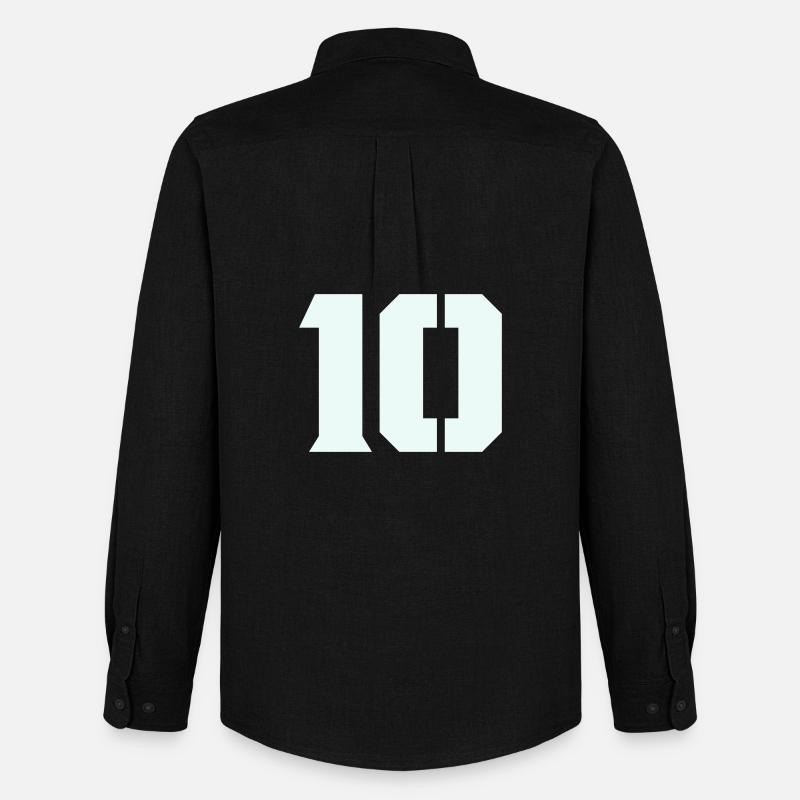 10- - Männer Oxford Hemd von Stanley/Stella - Schwarz