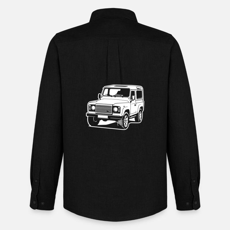 Defender (Differenzbild) - Männer Oxford Hemd von Stanley/Stella - Schwarz